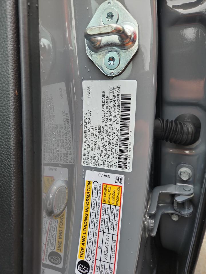 2025 HONDA ACCORD SE photo 23