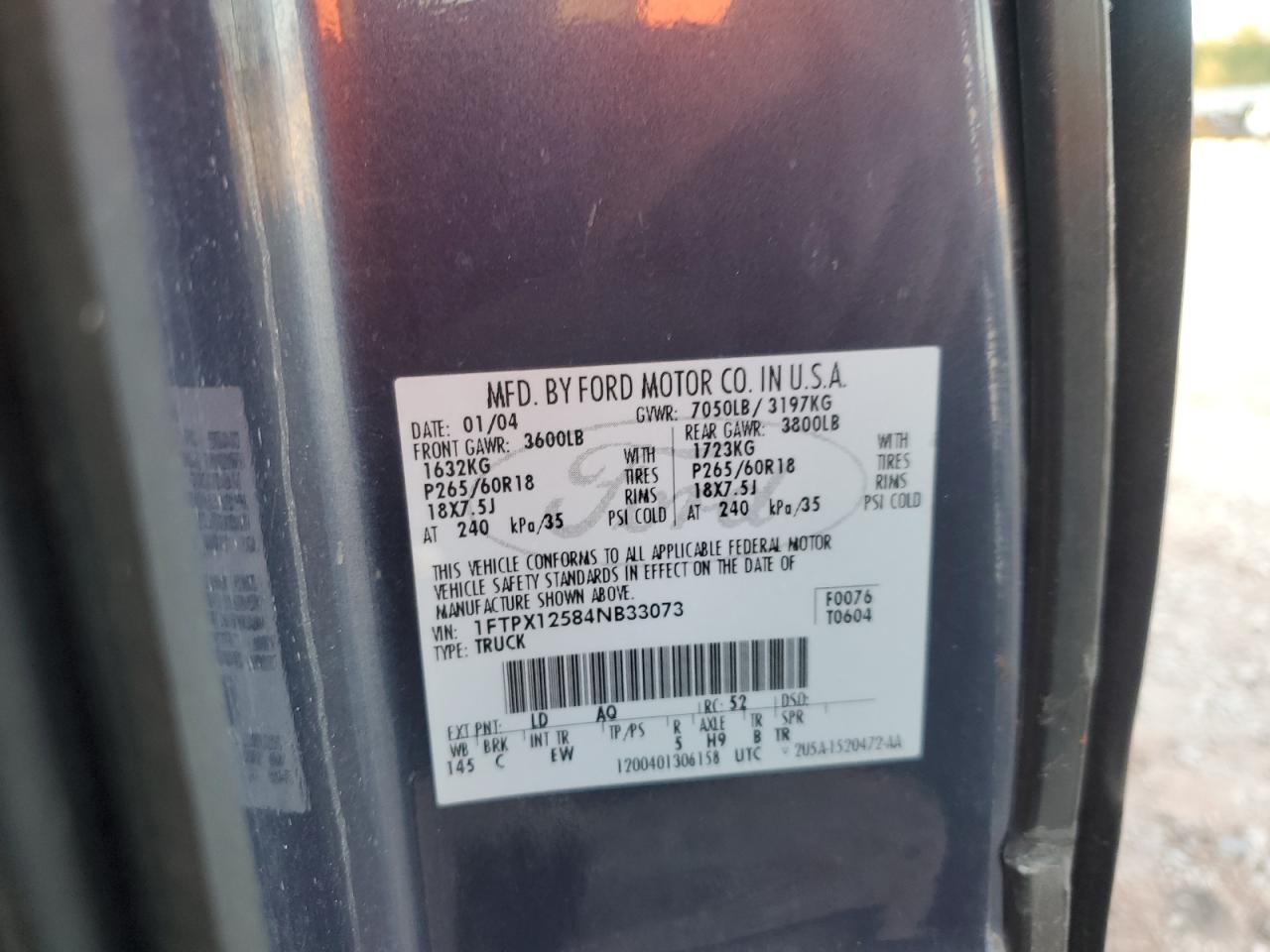 2004 FORD F150 photo 23