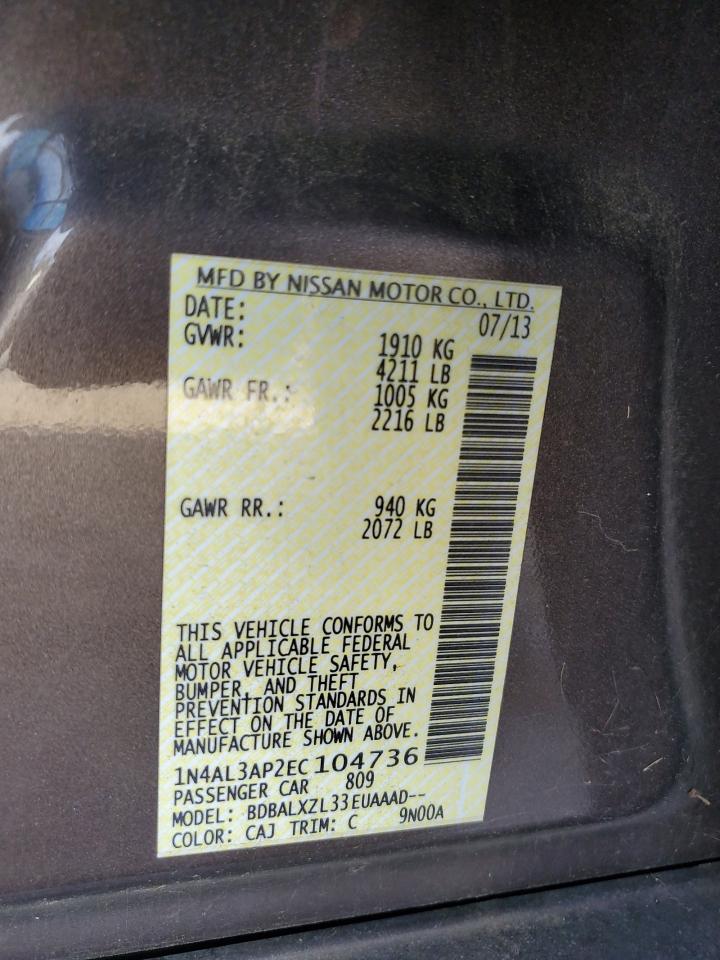 2014 NISSAN ALTIMA 2.5 photo 23
