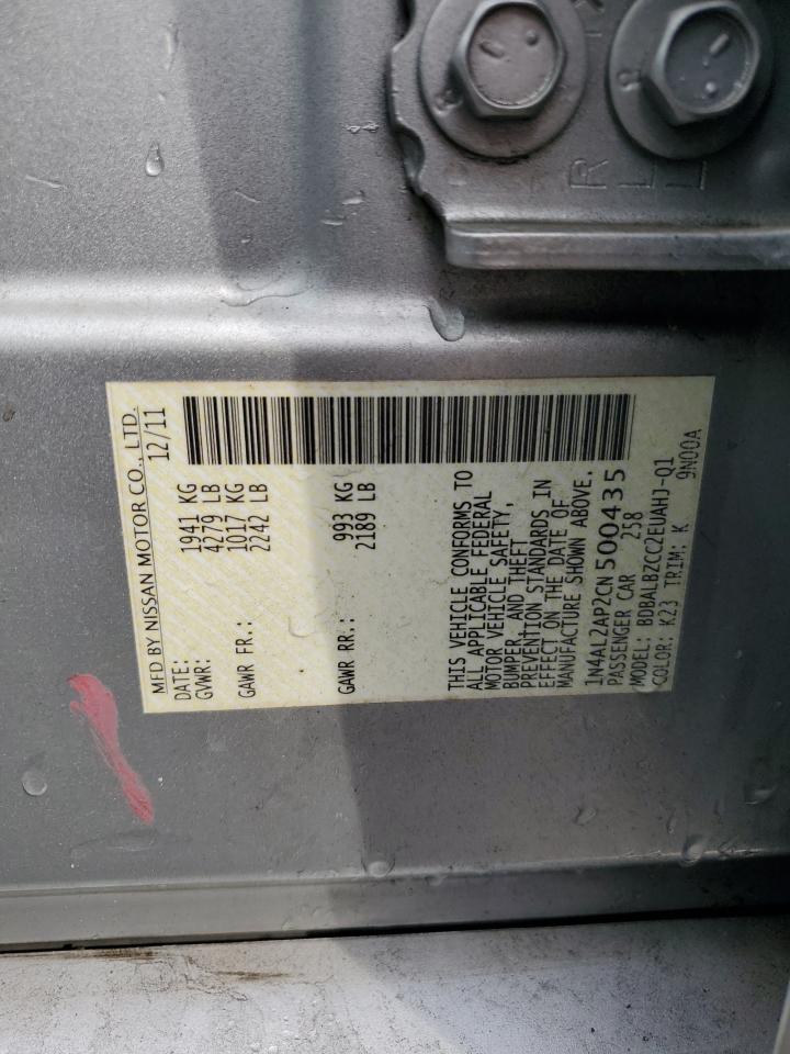 2012 NISSAN ALTIMA 2.5 photo 37