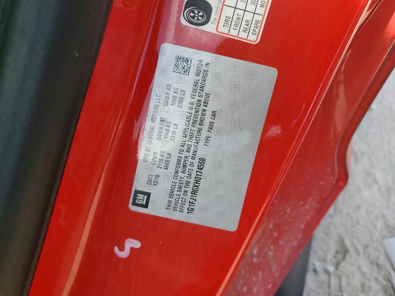 2017 CHEVROLET CAMARO ZL1 photo 23