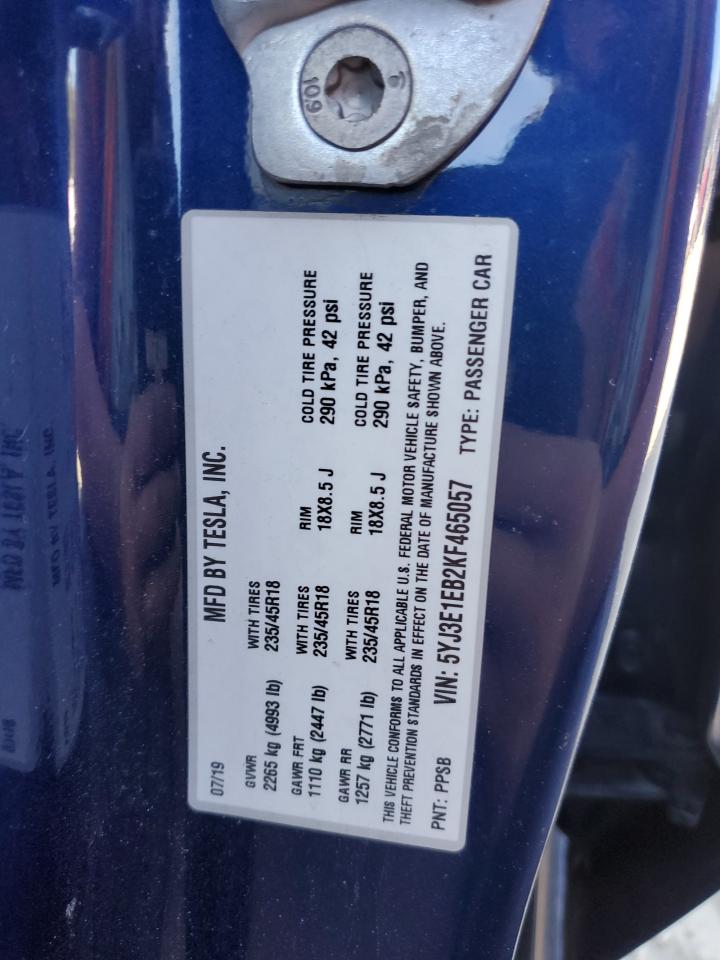 2019 TESLA MODEL 3 photo 23