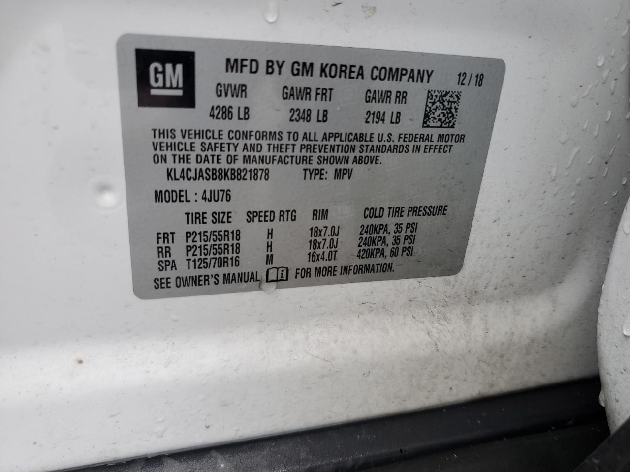 2019 BUICK ENCORE PREFERRED photo 25