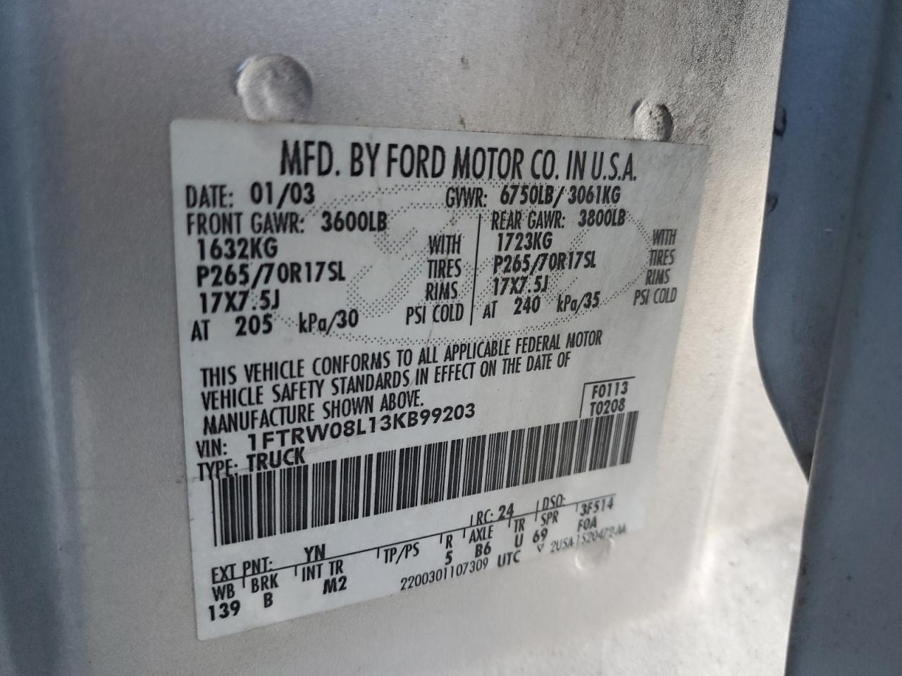 2003 FORD F150 SUPERCREW photo 23
