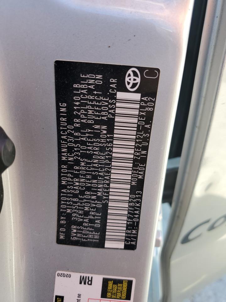 2020 TOYOTA COROLLA LE photo 13