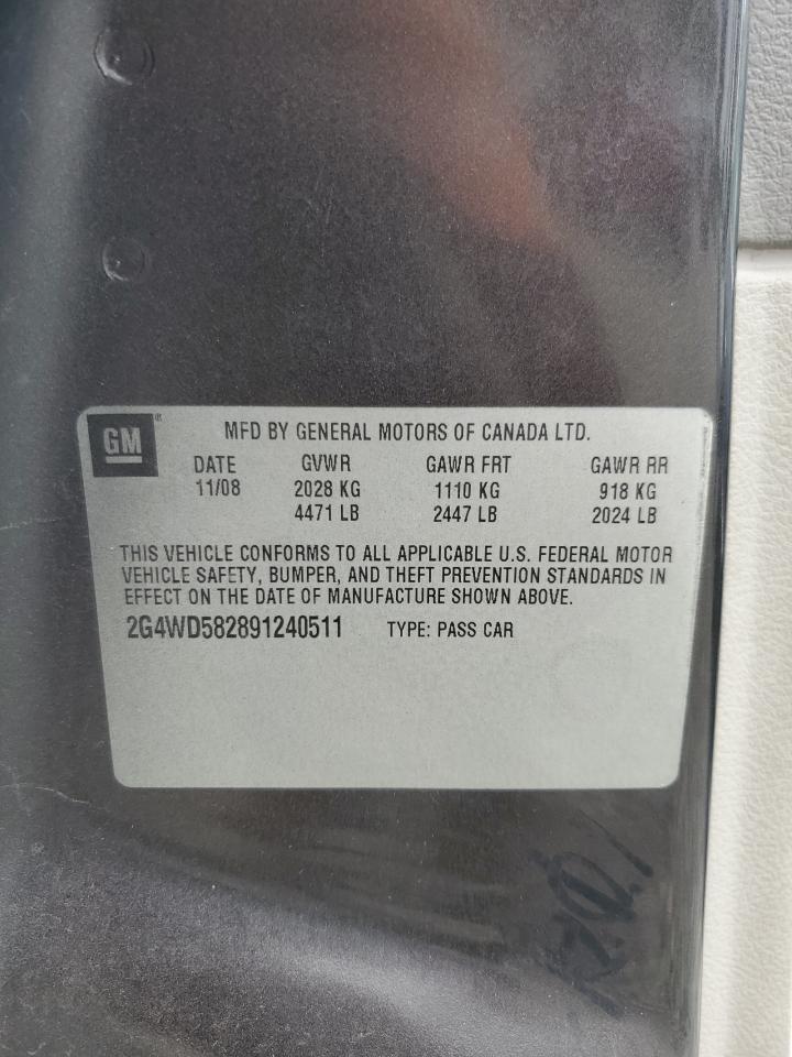 2008 BUICK LACROSSE CXL photo 12