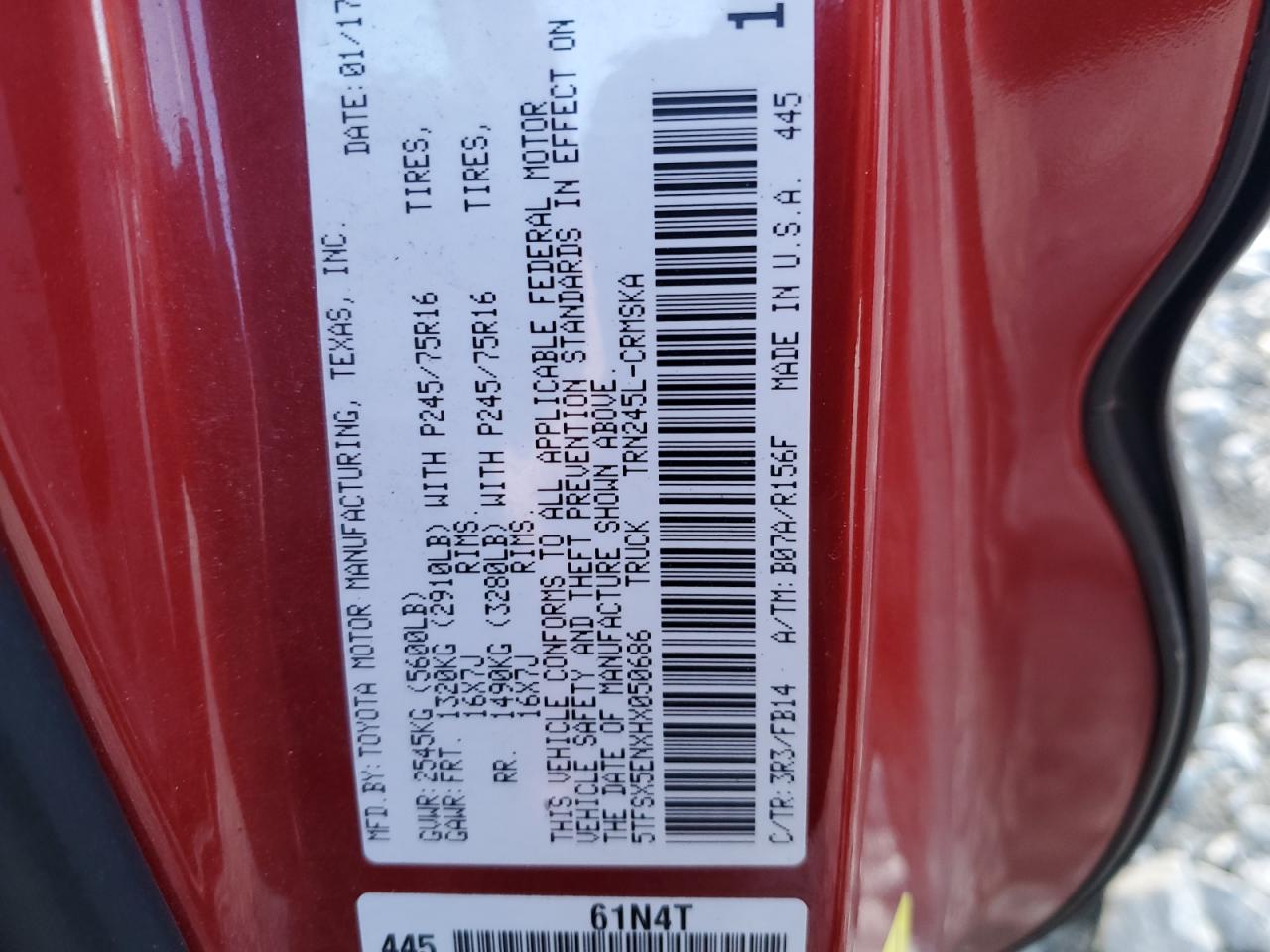 2017 TOYOTA TACOMA ACCESS CAB photo 23