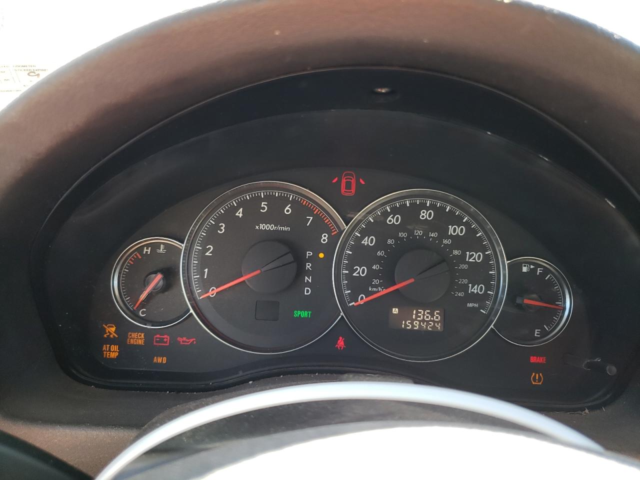 2009 SUBARU OUTBACK 2.5I photo 25