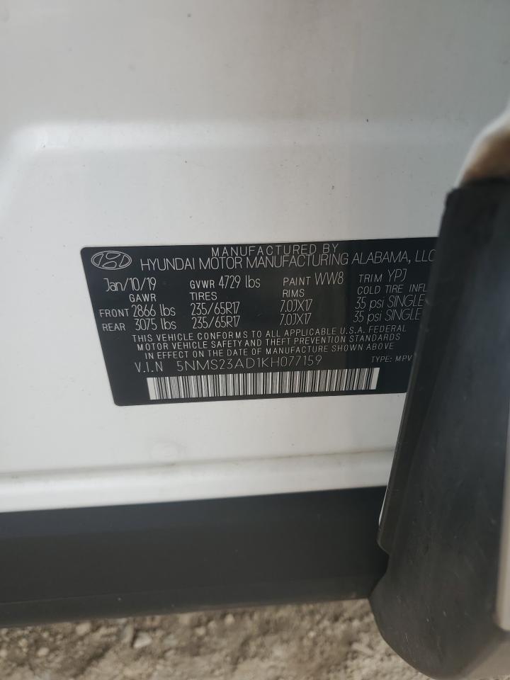 2019 HYUNDAI SANTA FE SE photo 14