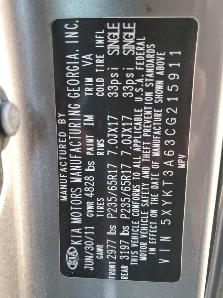 2012 KIA SORENTO BASE photo 13