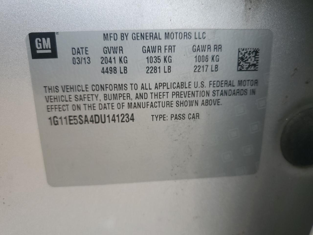2013 CHEVROLET MALIBU 2LT photo 23