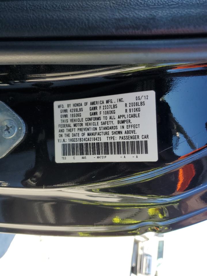 2012 HONDA ACCORD LX photo 23