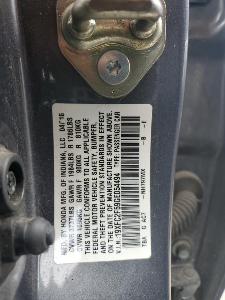 2016 HONDA CIVIC LX photo 23