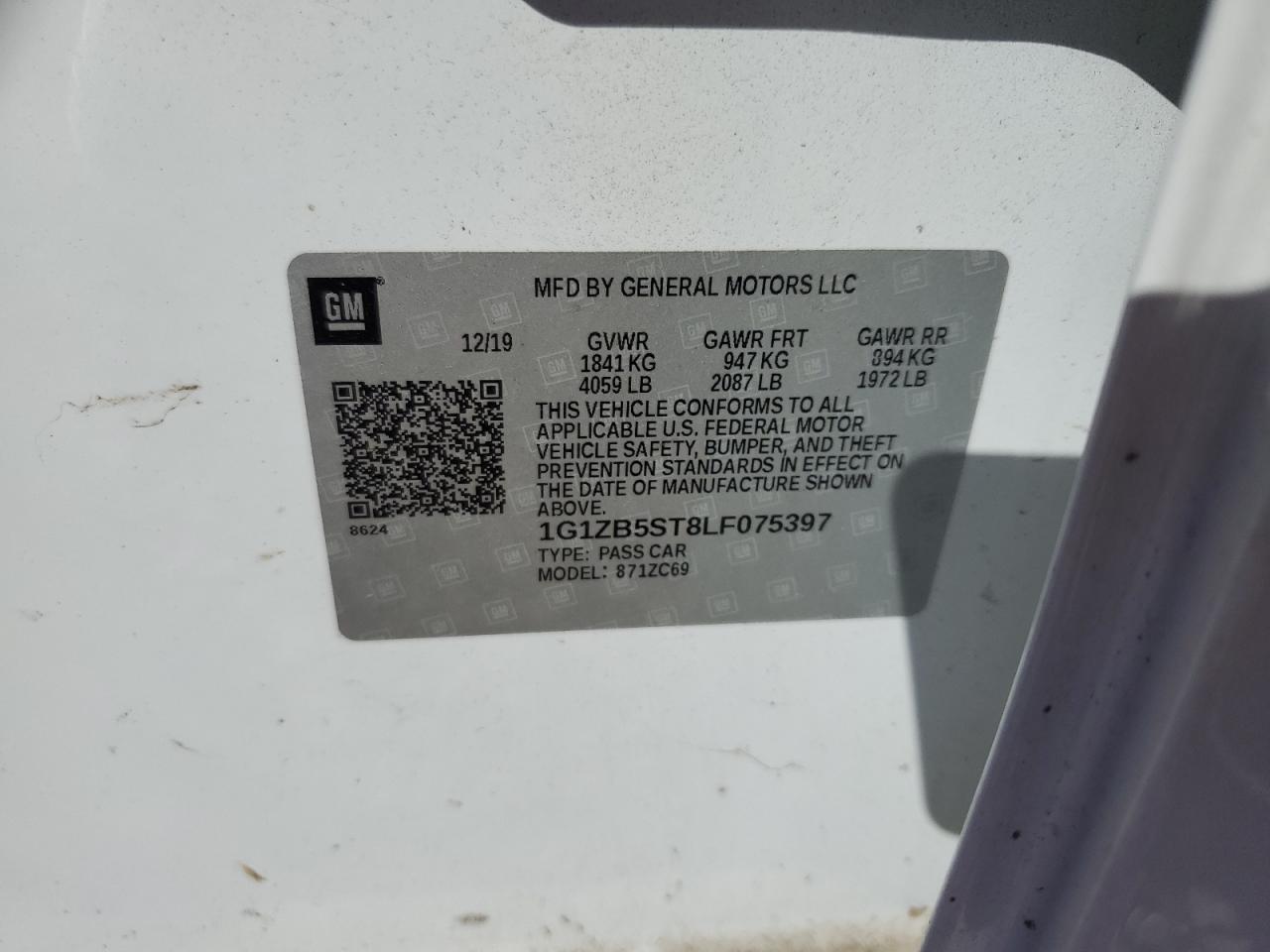 2020 CHEVROLET MALIBU LS photo 34