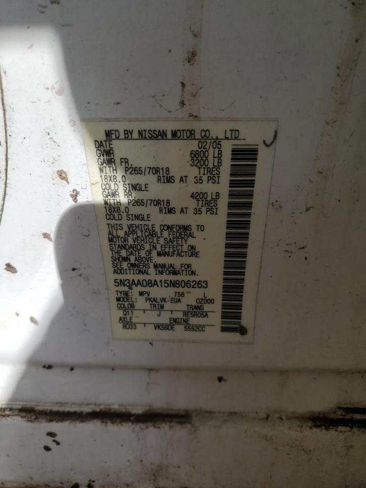 2005 INFINITI QX56 photo 37