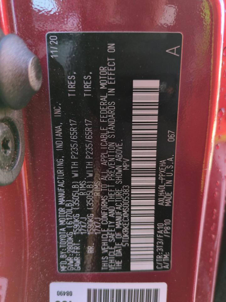 2021 TOYOTA SIENNA LE photo 25