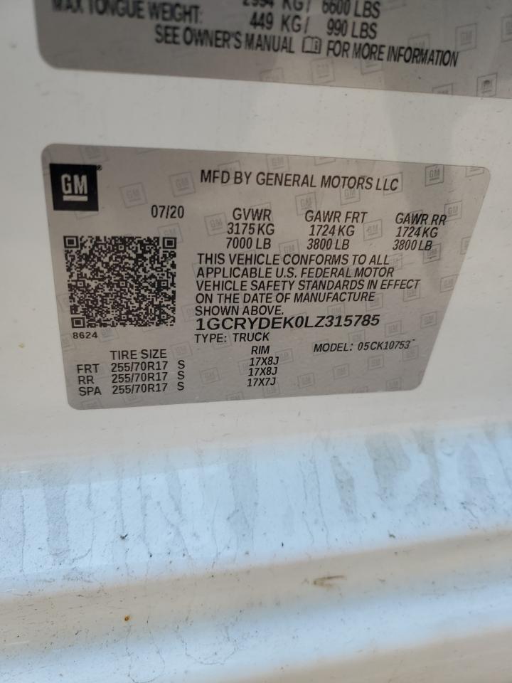 2020 CHEVROLET SILVERADO K1500 LT photo 23