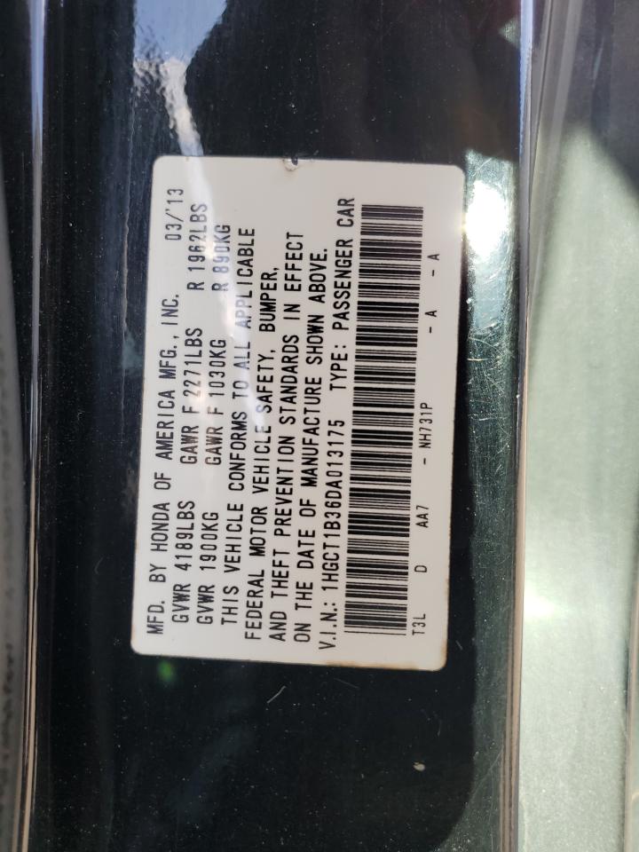 2013 HONDA ACCORD LX-S photo 13