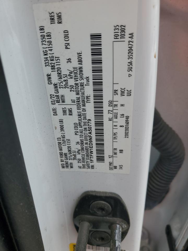 2022 FORD F150 SUPERCREW photo 13