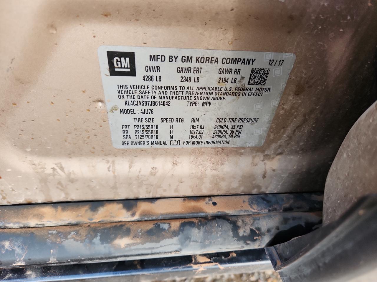 2018 BUICK ENCORE PREFERRED photo 12
