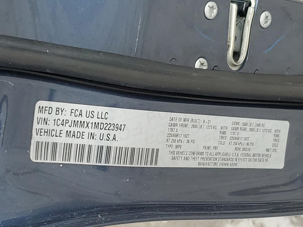 2021 JEEP CHEROKEE LATITUDE LUX photo 27