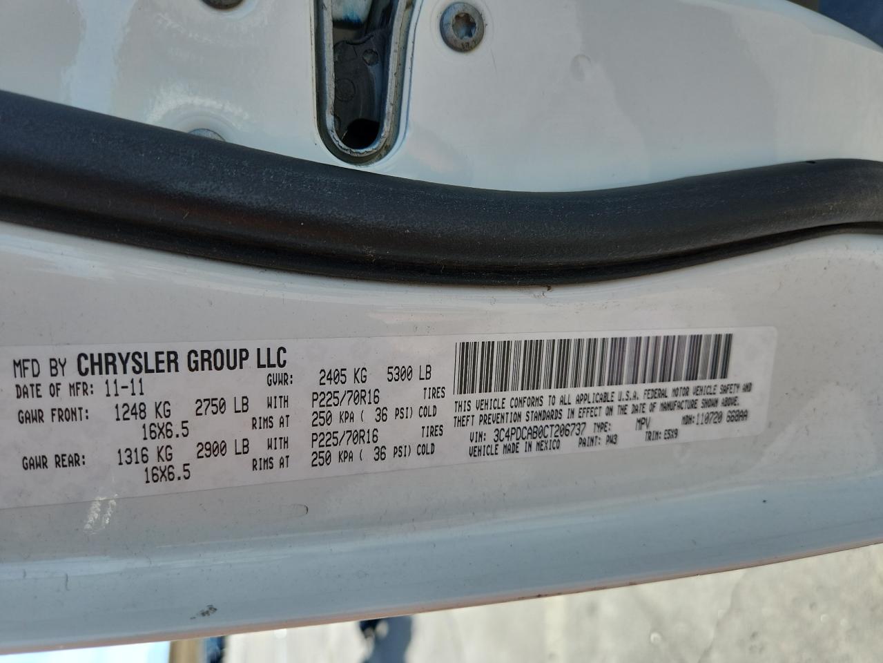 2012 DODGE JOURNEY SE photo 25