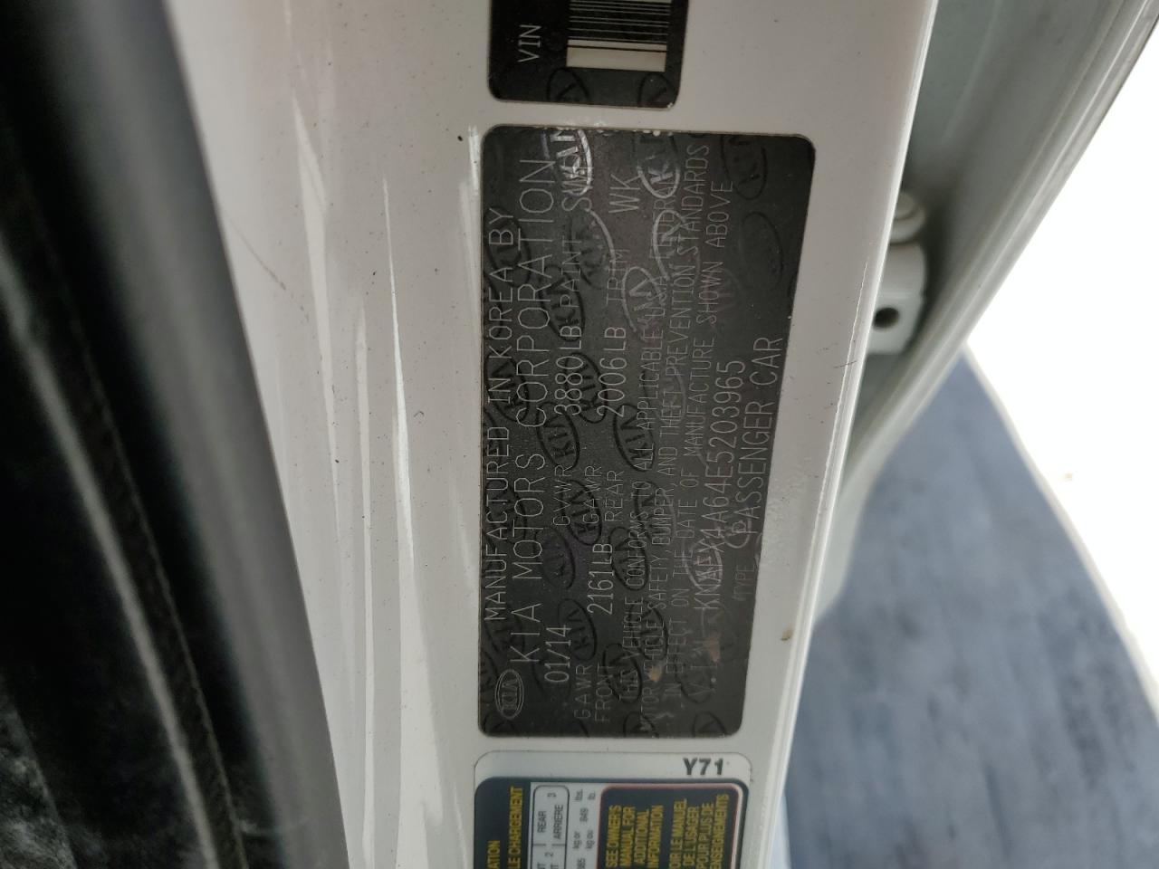 2014 KIA FORTE LX photo 23