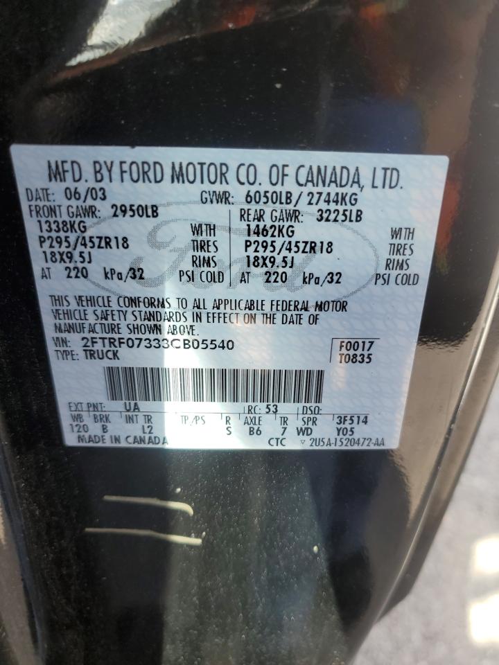 2003 FORD F150 SVT LIGHTNING photo 37