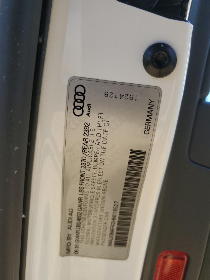 2017 AUDI A4 PREMIUM photo 12
