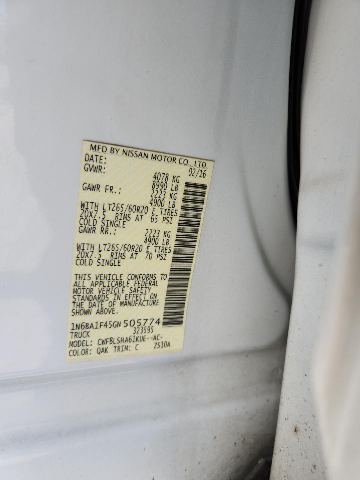 2016 NISSAN TITAN XD SL photo 23