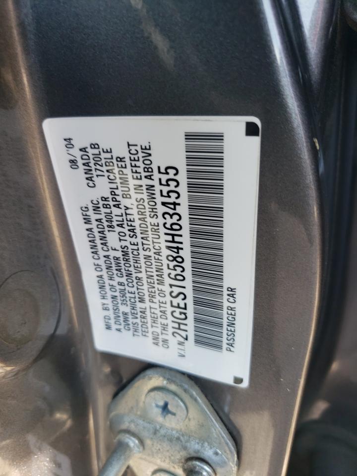 2004 HONDA CIVIC LX photo 34