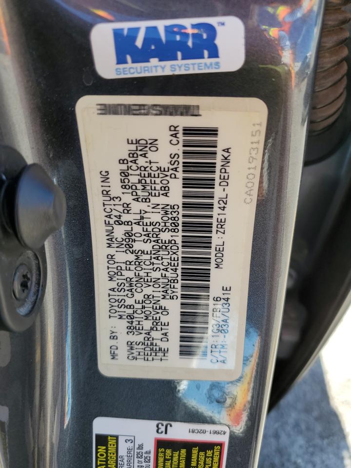 2013 TOYOTA COROLLA LE photo 13