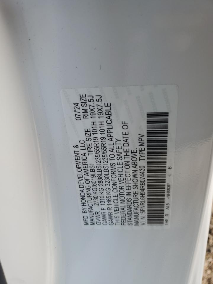 2024 HONDA ODYSSEY ELITE photo 13