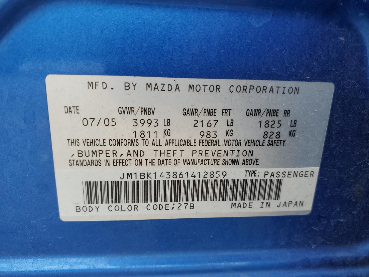2006 MAZDA 3 photo 11