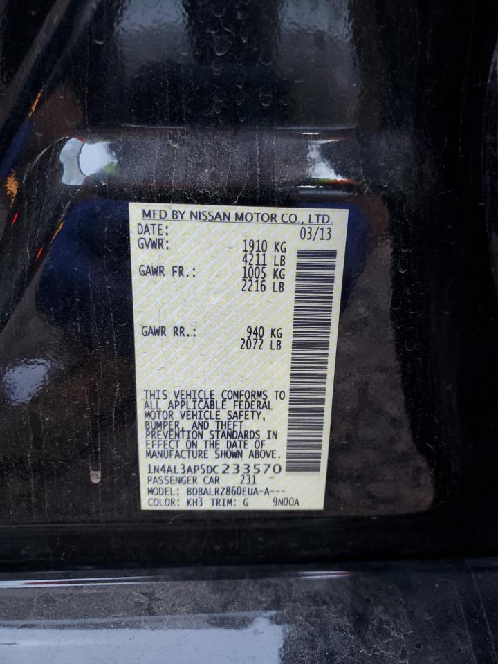 2013 NISSAN ALTIMA 2.5 photo 12