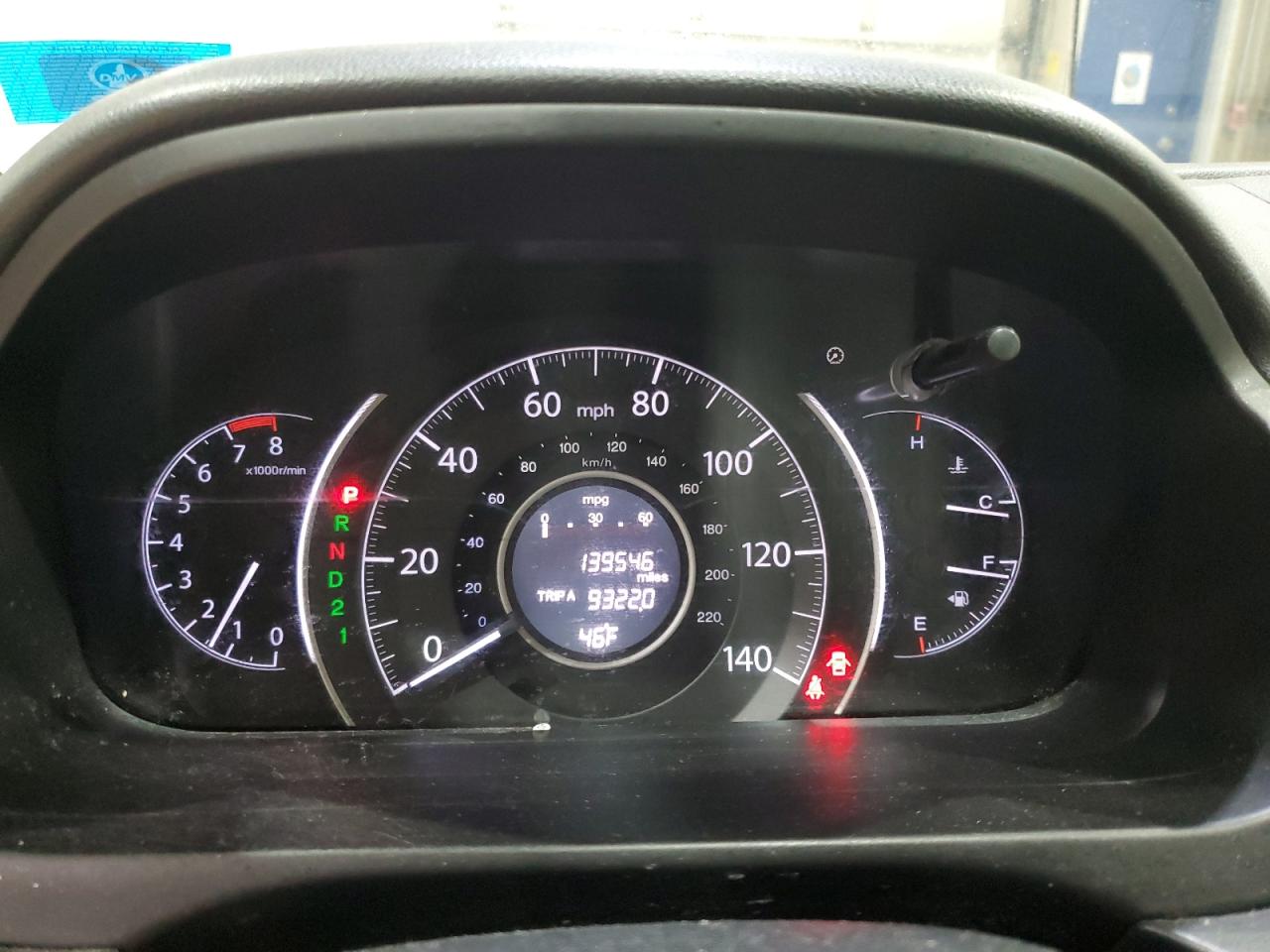 2012 HONDA CR-V LX photo 17
