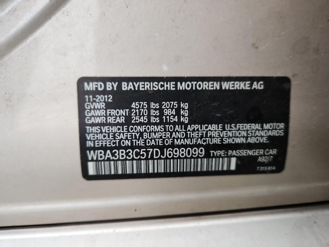 2013 BMW 328 XI photo 34