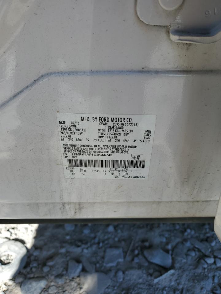 2016 FORD EDGE SPORT photo 27