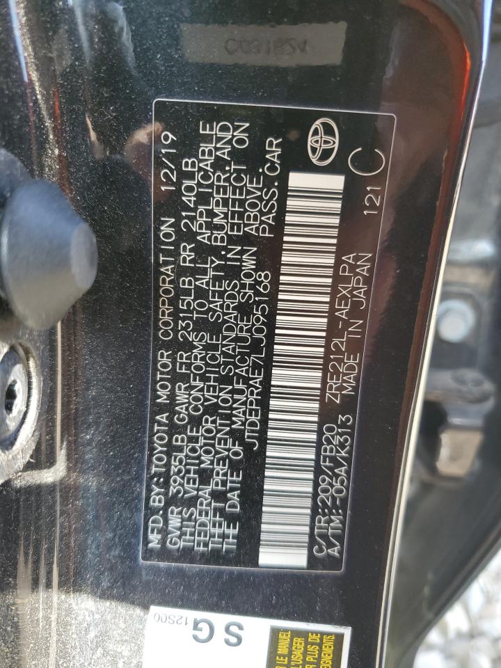 2020 TOYOTA COROLLA LE photo 13