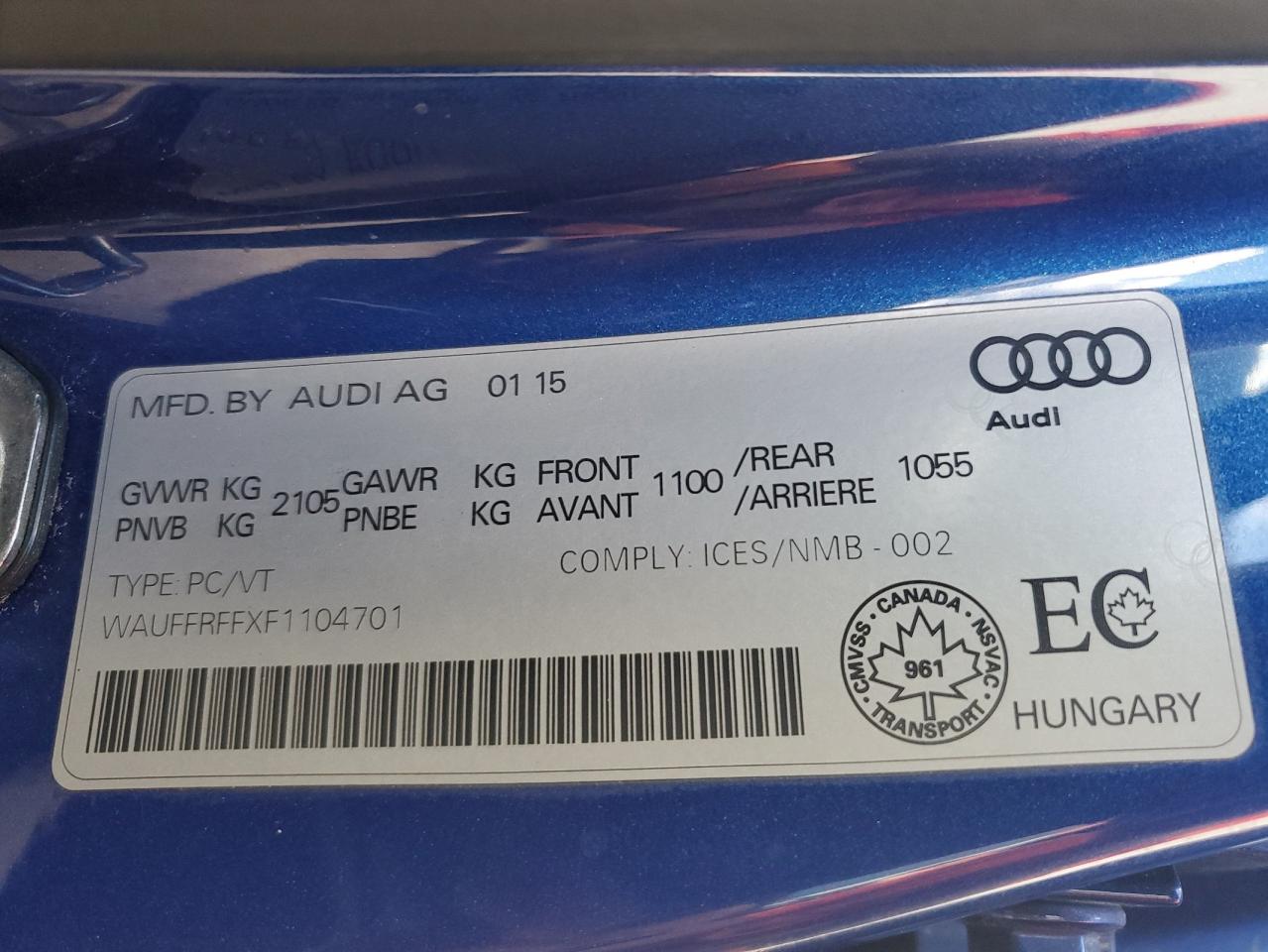 2015 AUDI A3 photo 37