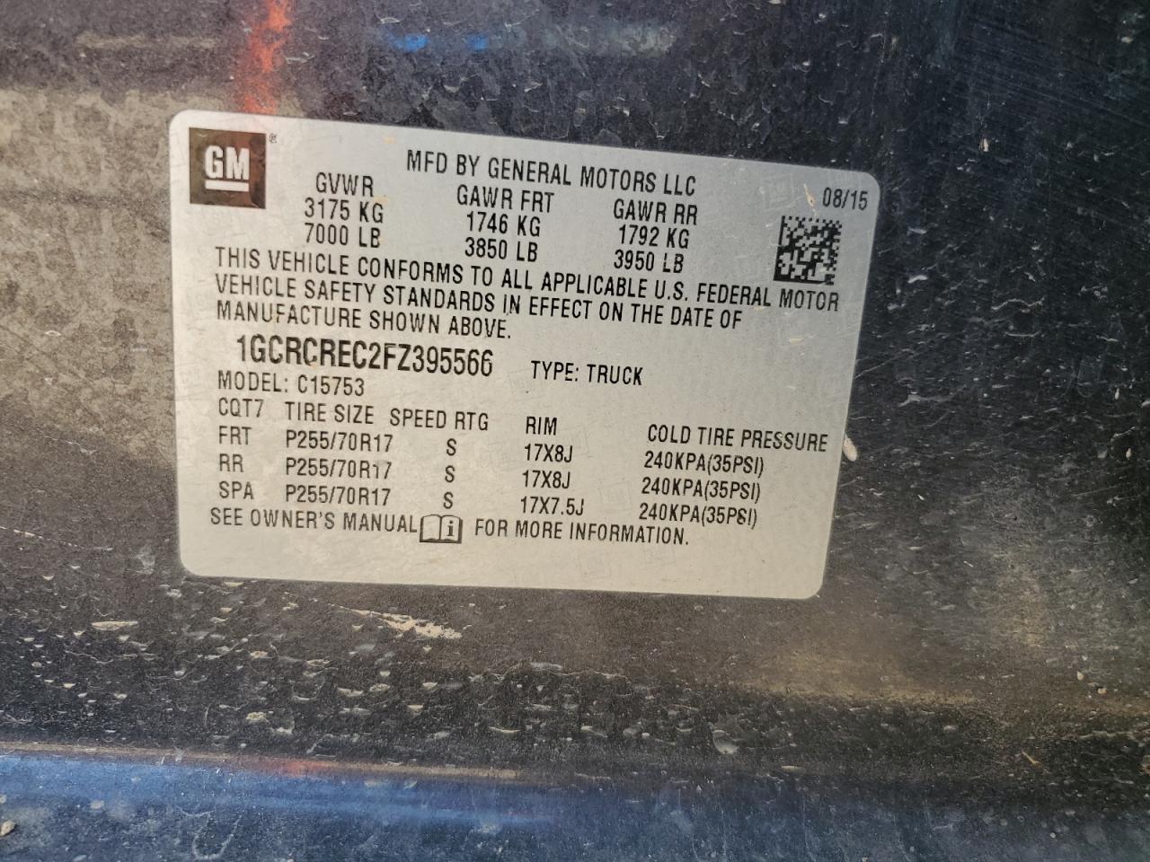 2015 CHEVROLET SILVERADO C1500 LT photo 27