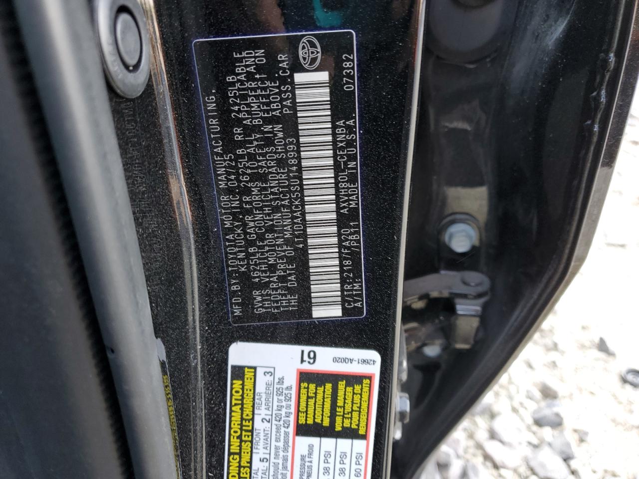 2025 TOYOTA CAMRY XSE photo 12