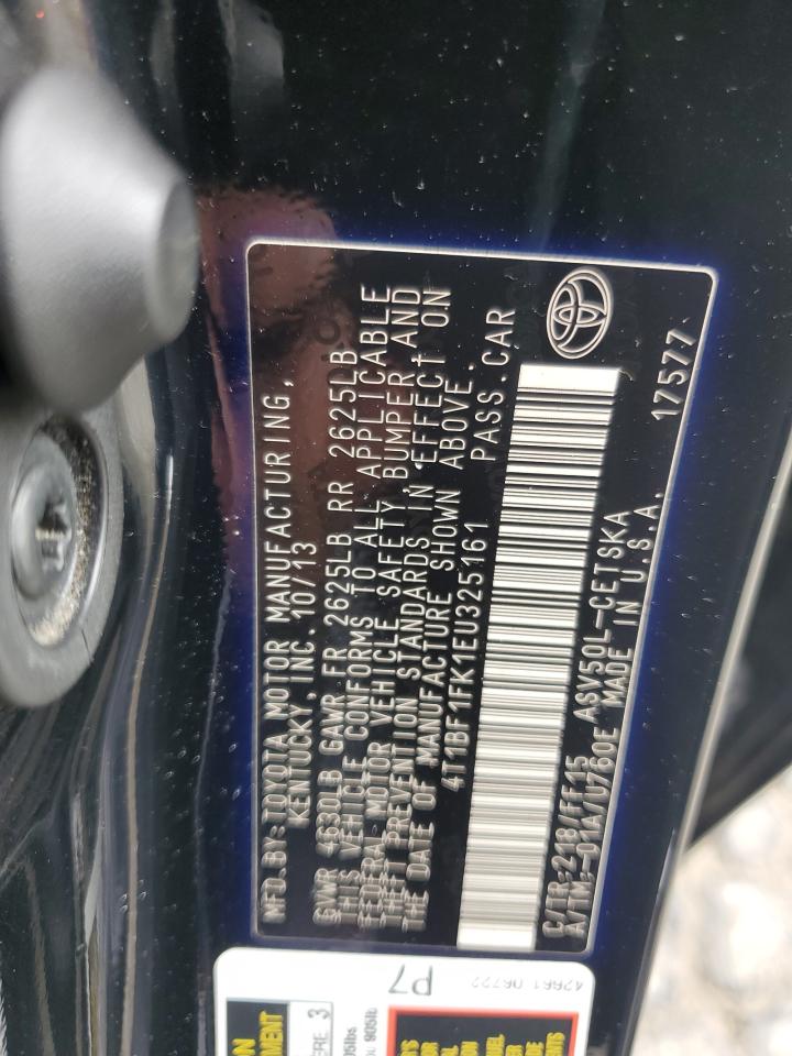 2014 TOYOTA CAMRY L photo 23