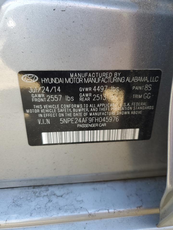 2015 HYUNDAI SONATA SE photo 12