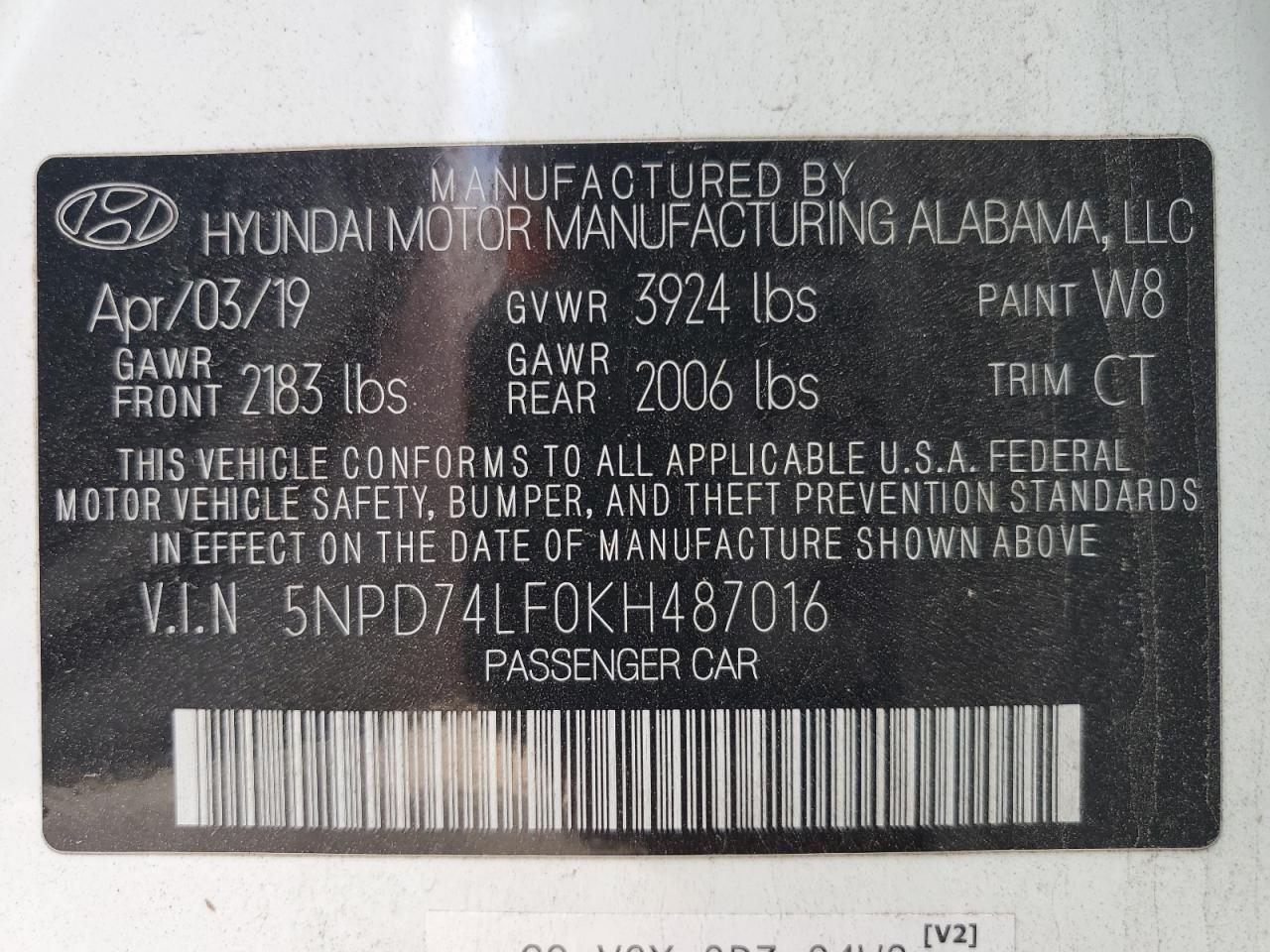 2019 HYUNDAI ELANTRA SE photo 23