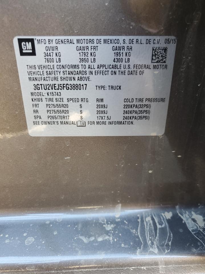 2015 GMC SIERRA K1500 SLT photo 34