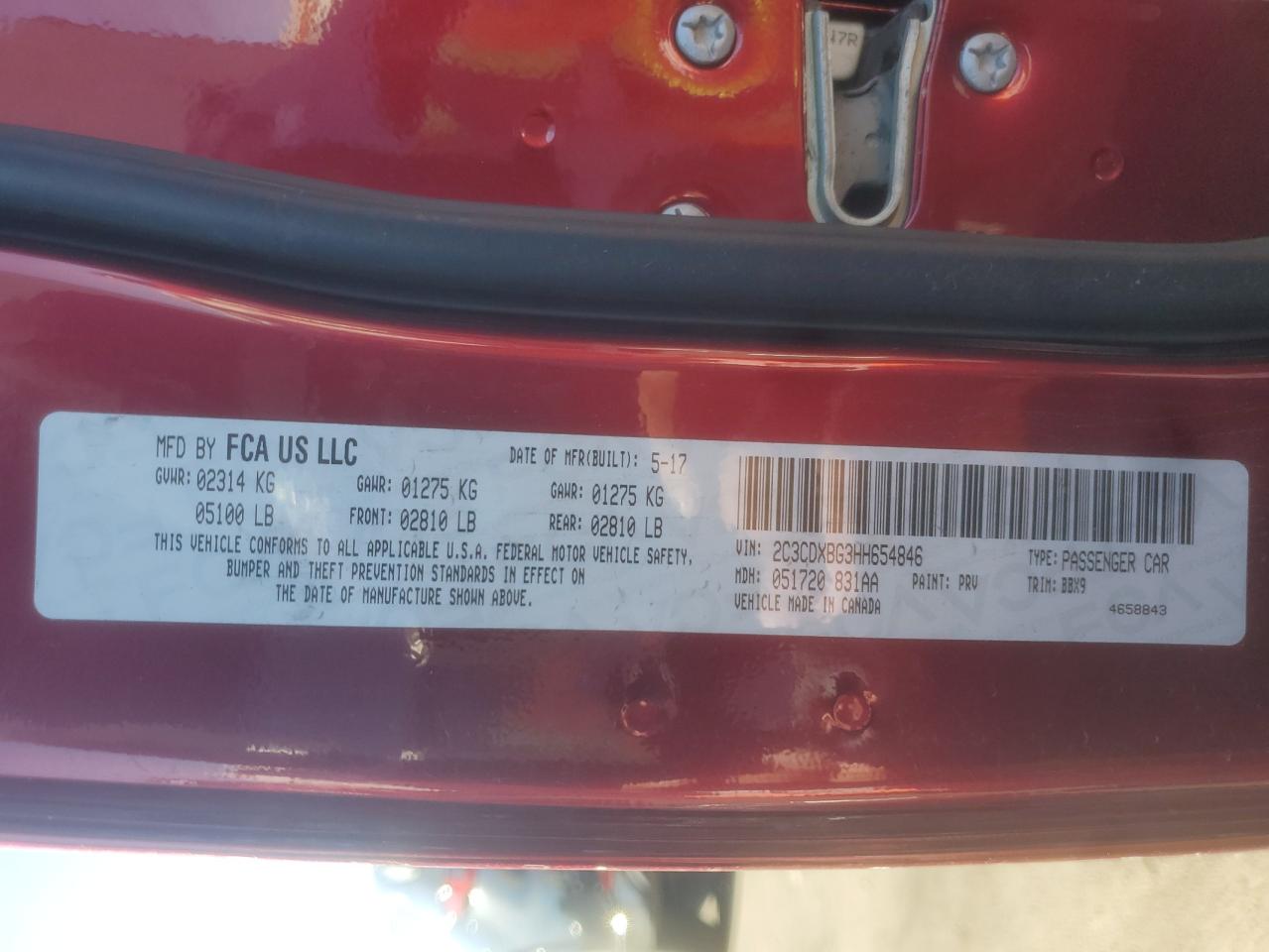 2017 DODGE CHARGER SE photo 23