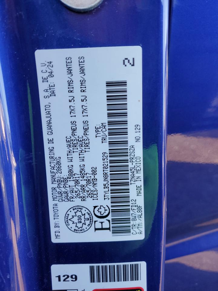 2024 TOYOTA TACOMA DOUBLE CAB photo 23