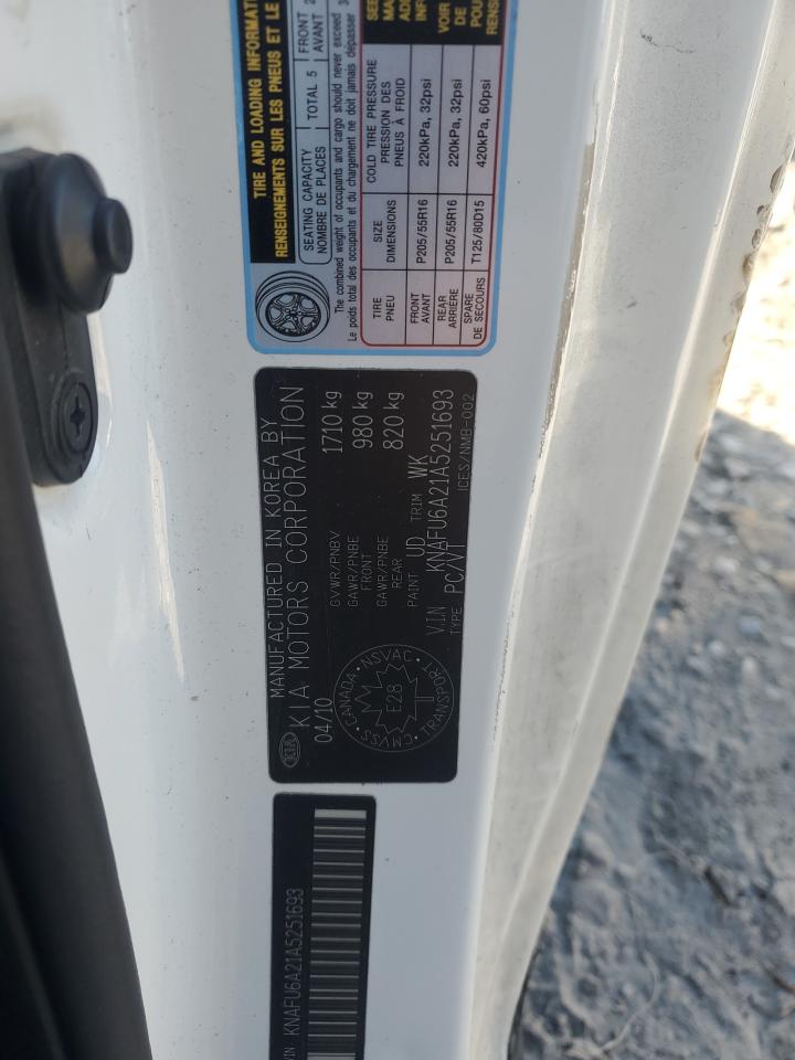 2010 KIA FORTE EX photo 12