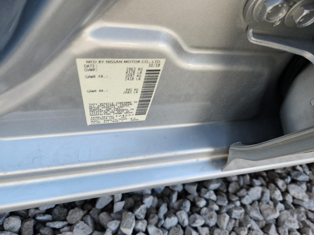 2019 NISSAN ALTIMA SL photo 34